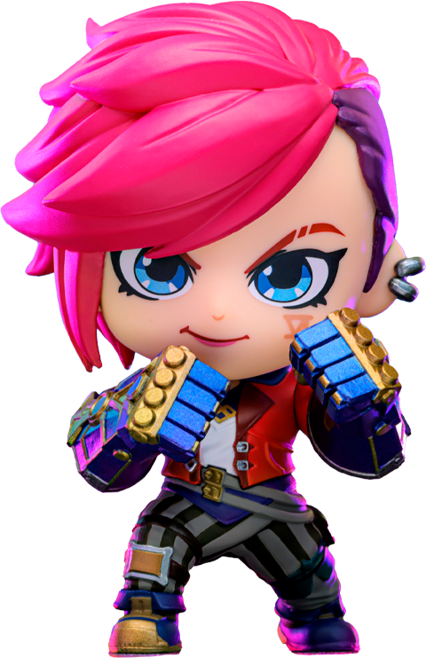 League of Legends Vi Cosbaby Collectible Figure  (Prototype Shown) View 7