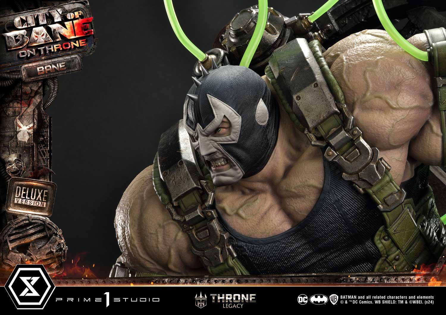 DC Comics Bane on Throne (Deluxe Version) Quarter Scale Statue  (Prototype Shown) View 20