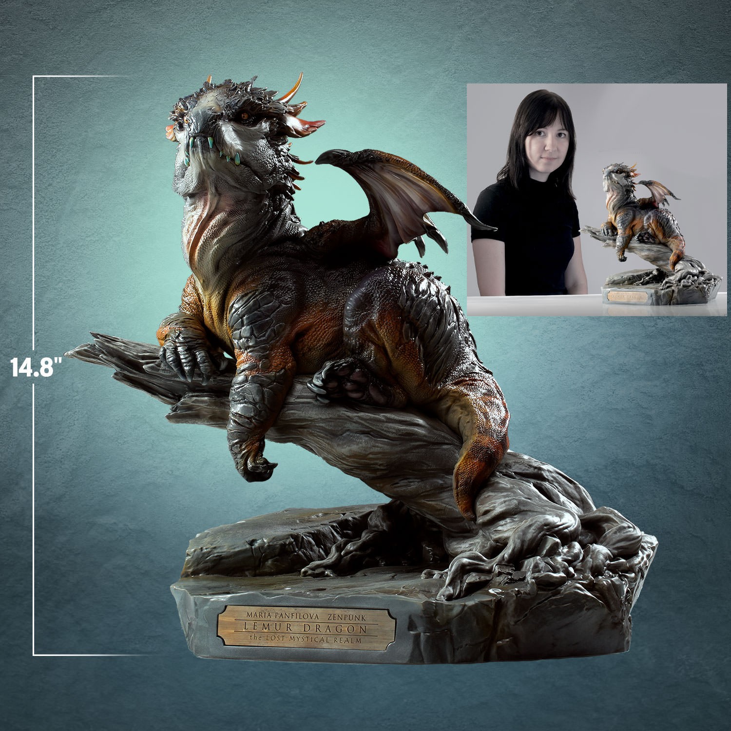 Zenpunk Collectibles Lemur Dragon Statues  (Prototype Shown) View 2