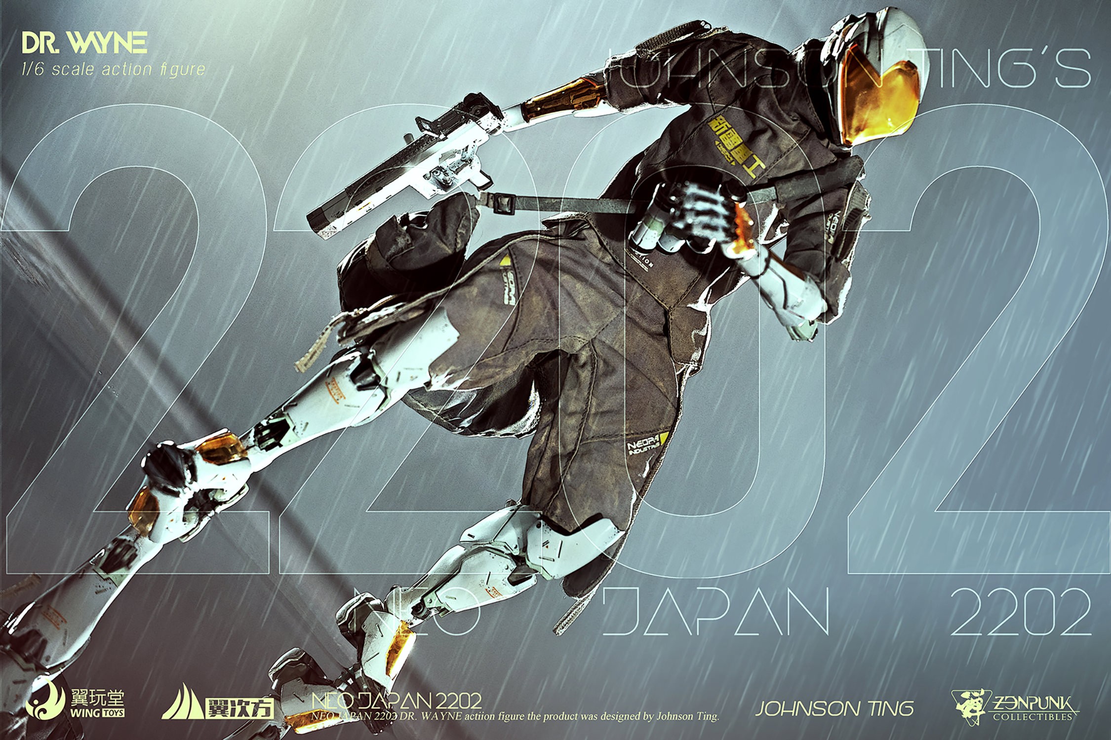 Zenpunk Collectibles Dr. Wayne (Castor Version) Sixth Scale Figure  (Prototype Shown) View 18