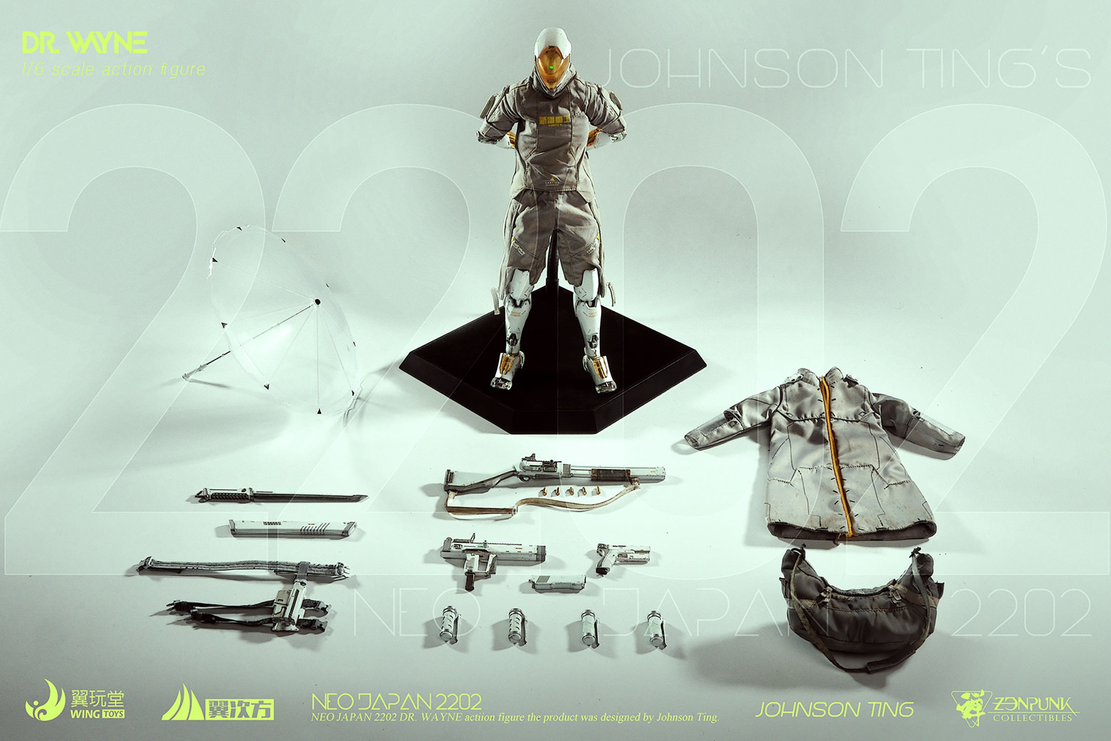 Zenpunk Collectibles Dr. Wayne (Castor Version) Sixth Scale Figure  (Prototype Shown) View 20