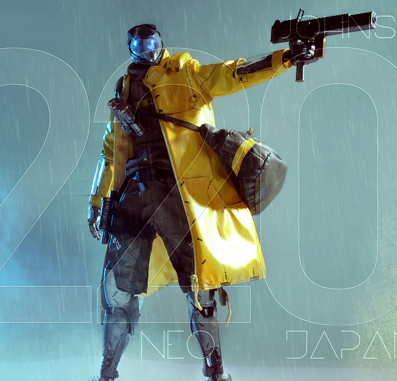 Zenpunk Collectibles Dr. Wayne (Pollux Version) Sixth Scale Figure  (Prototype Shown) View 1