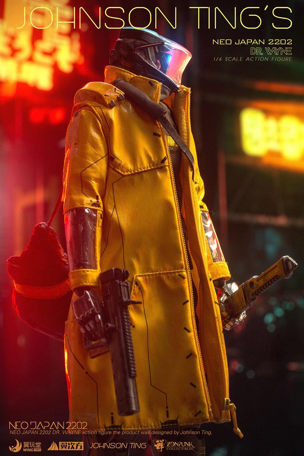 Zenpunk Collectibles Dr. Wayne (Pollux Version) Sixth Scale Figure  (Prototype Shown) View 12