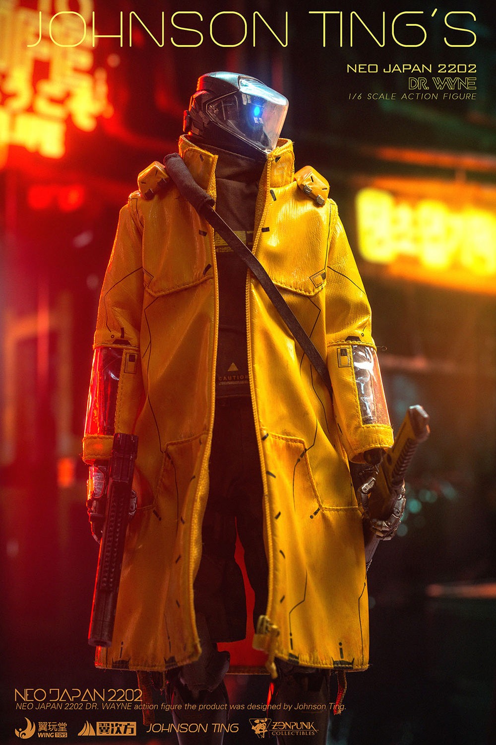 Zenpunk Collectibles Dr. Wayne (Pollux Version) Sixth Scale Figure  (Prototype Shown) View 13