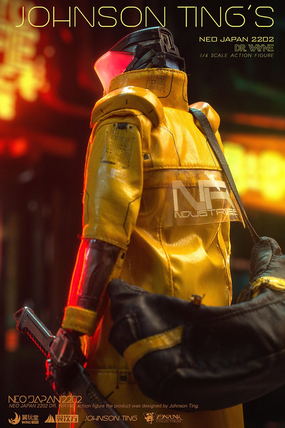 Zenpunk Collectibles Dr. Wayne (Pollux Version) Sixth Scale Figure  (Prototype Shown) View 14