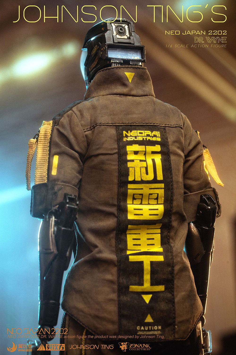 Zenpunk Collectibles Dr. Wayne (Pollux Version) Sixth Scale Figure  (Prototype Shown) View 15