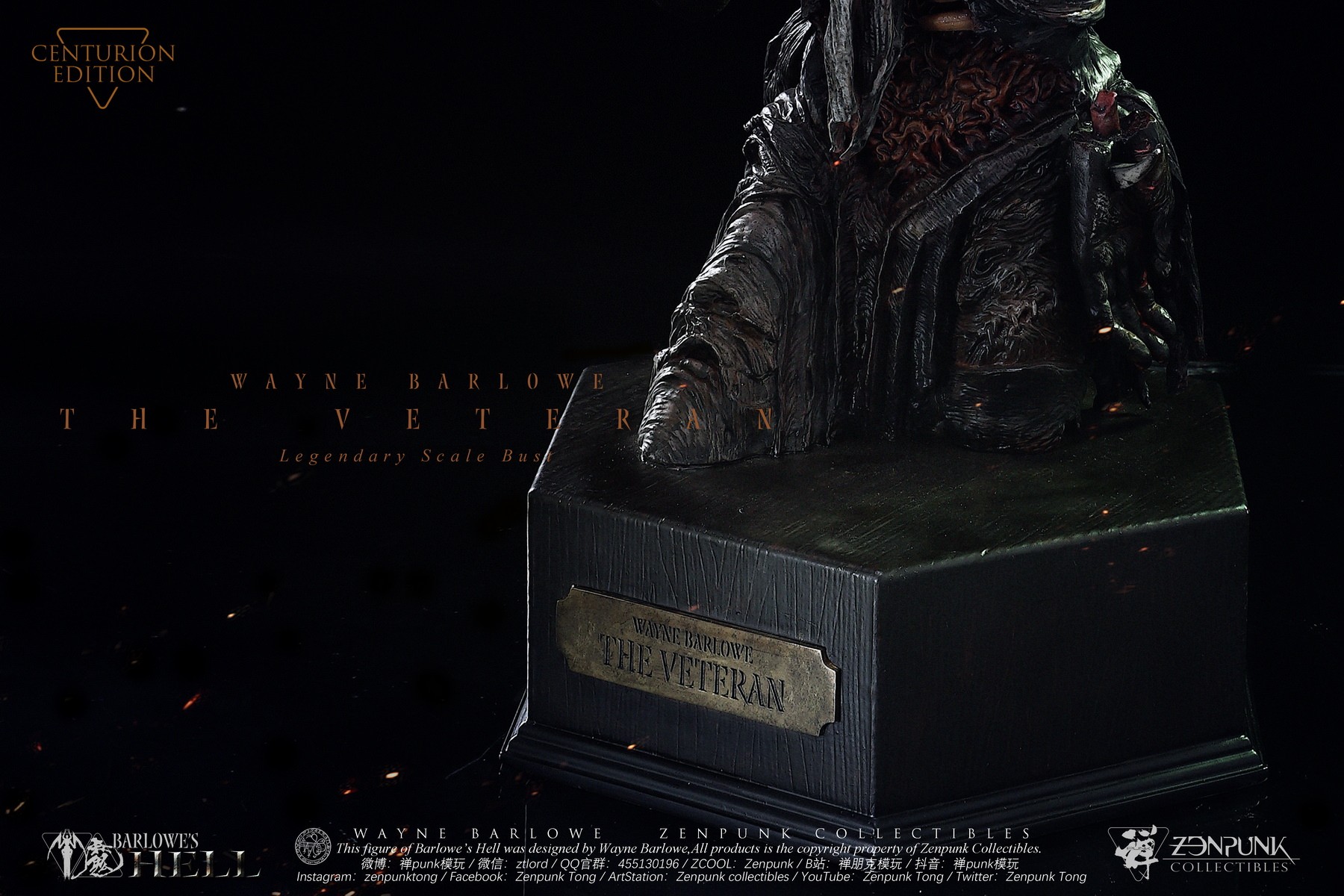 Zenpunk Collectibles The Veteran (Centurion Edition) Legendary Scale™ Bust  Collector Edition (Prototype Shown) View 11
