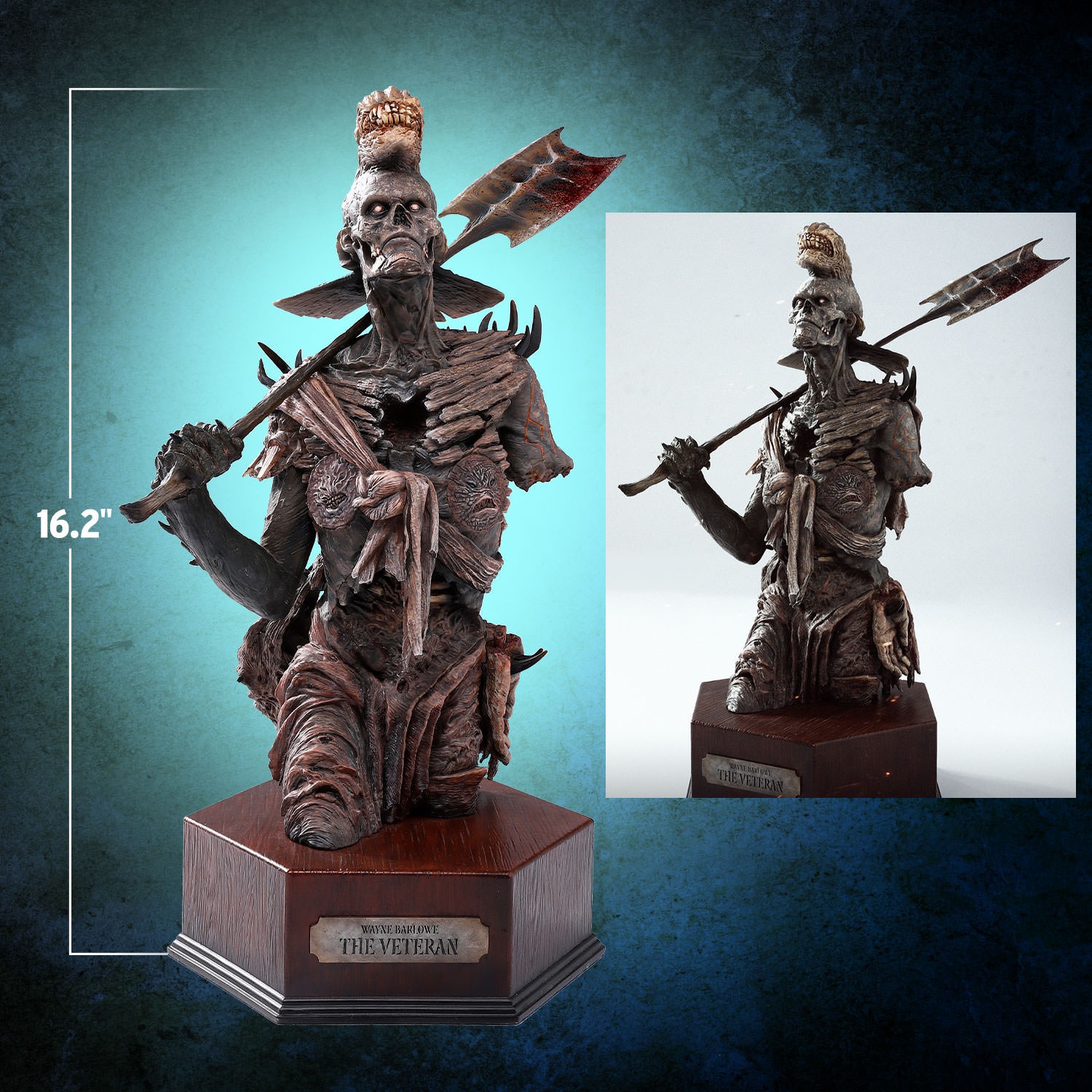 Zenpunk Collectibles The Veteran (Flaming Cut Edition) Legendary Scale™ Bust  (Prototype Shown) View 2