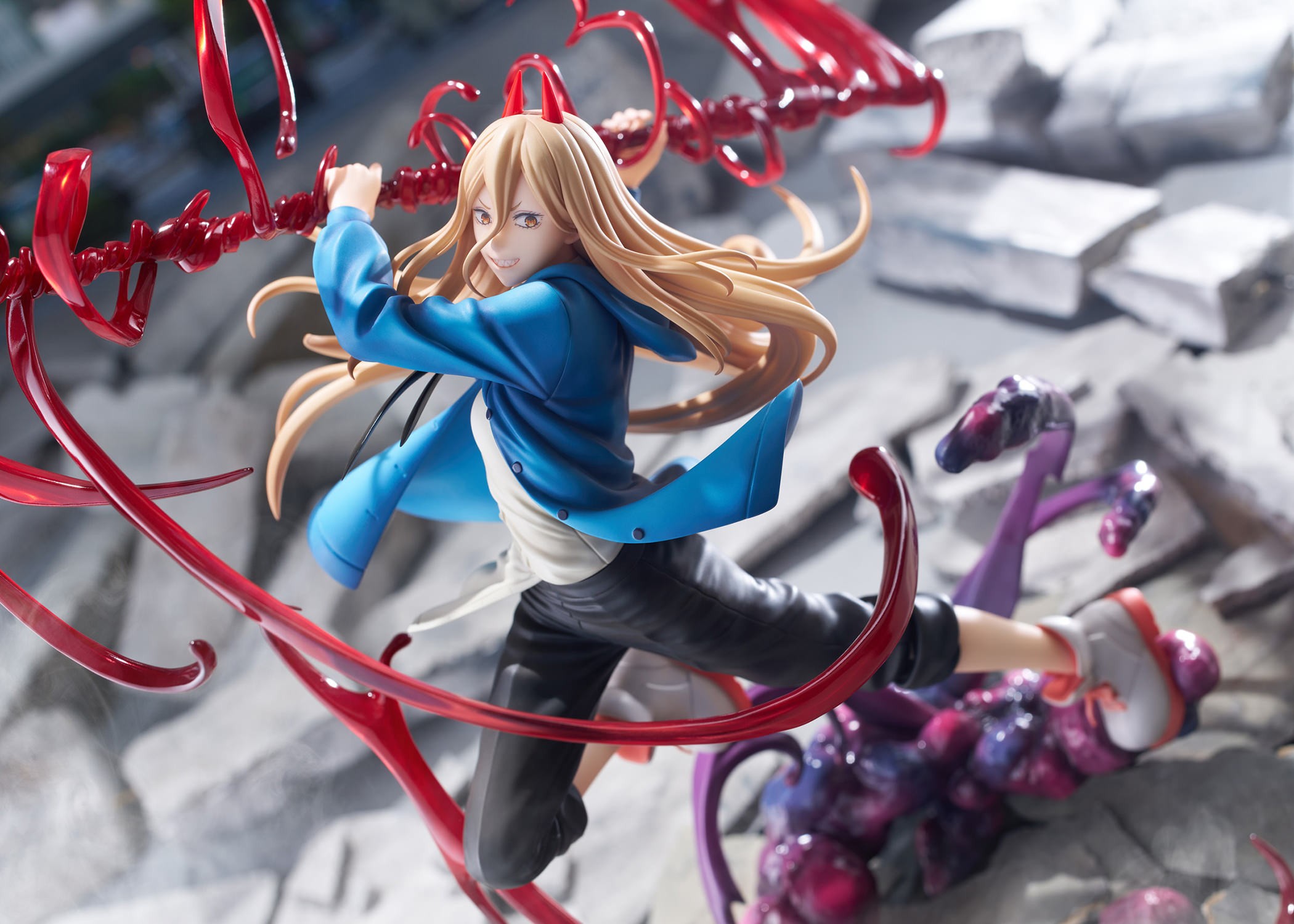 Chainsaw Man Power Collectible Figure  (Prototype Shown) View 1