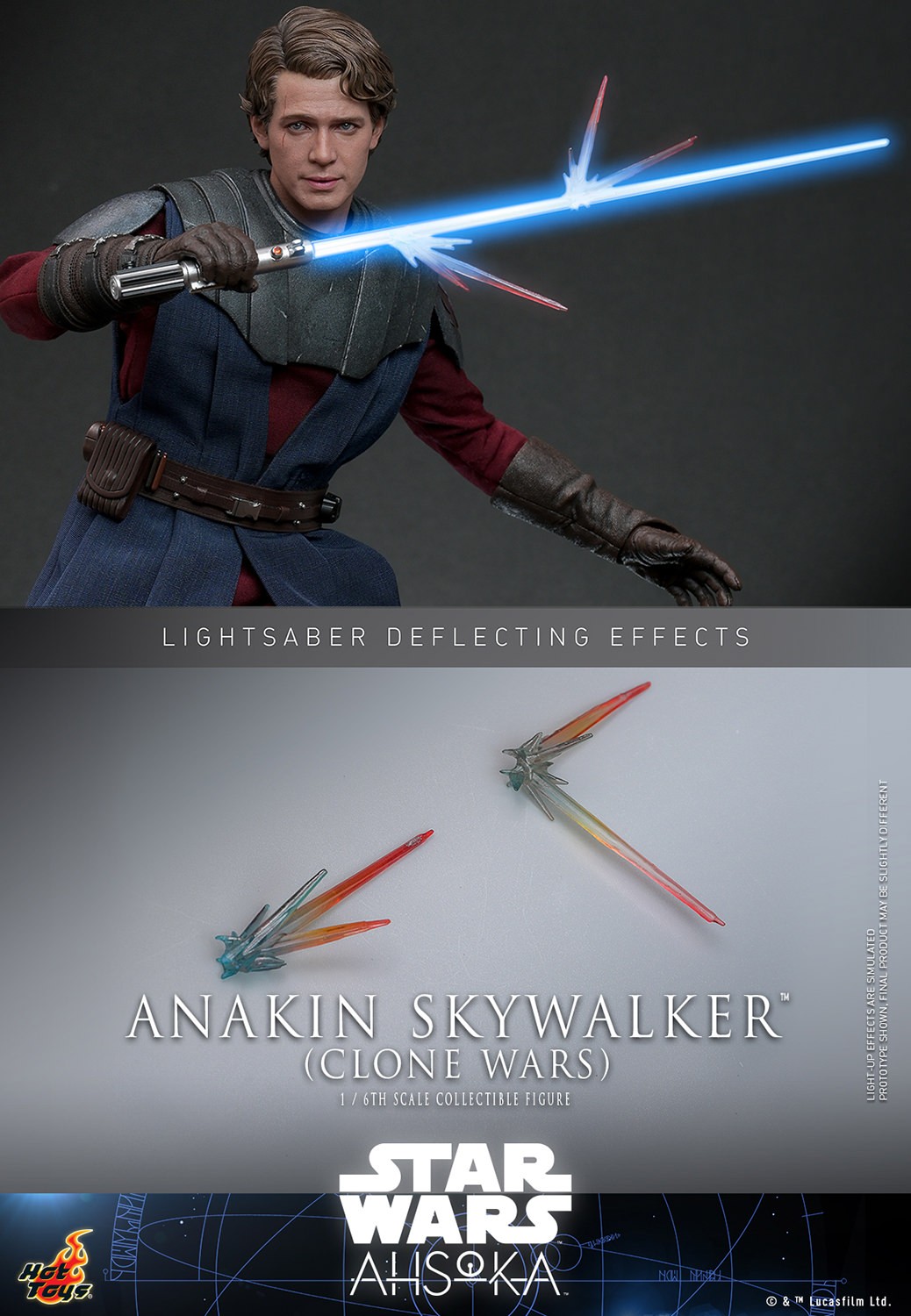 Anakin Skywalker™ (Clone Wars) Sixth Scale Figure by Hot Toys