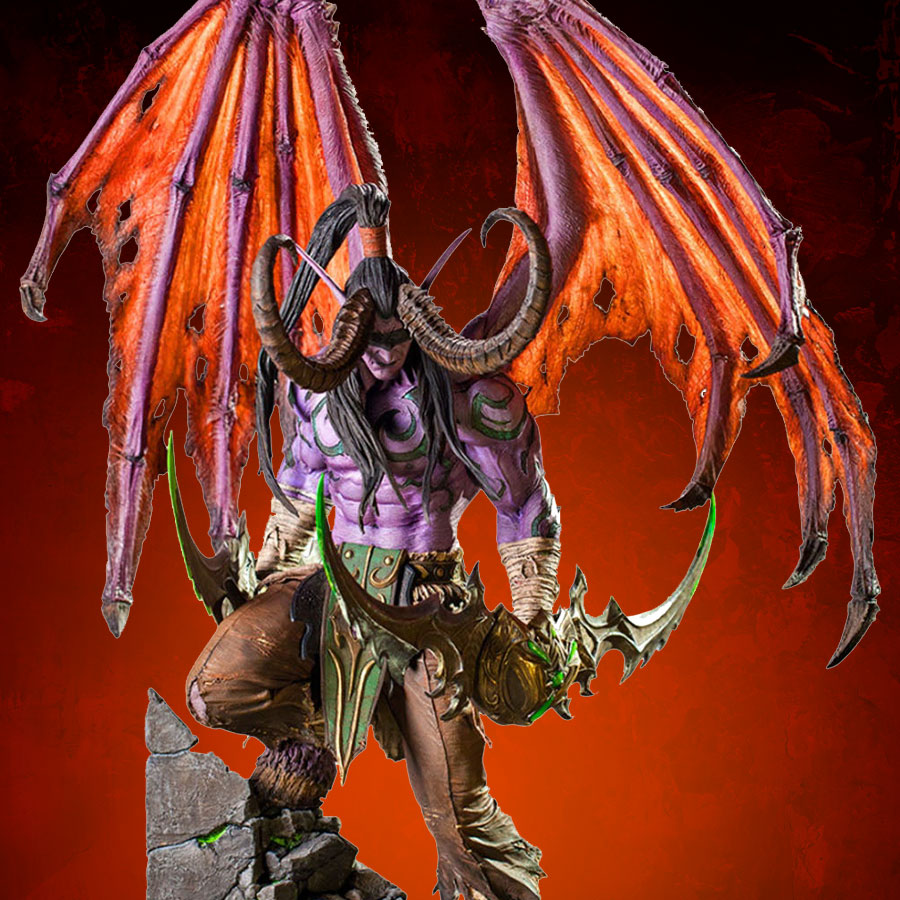 Warcraft Illidan Statues  (Prototype Shown) View 1