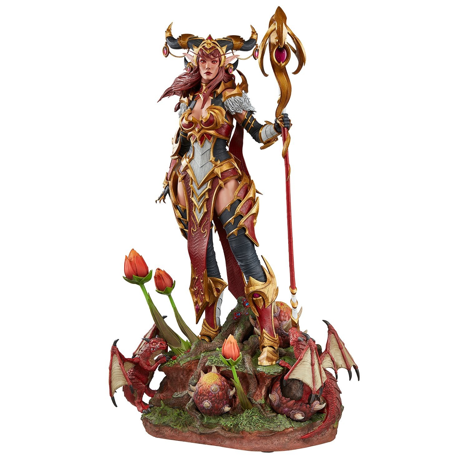 Warcraft Alexstrasza Statues  View 15