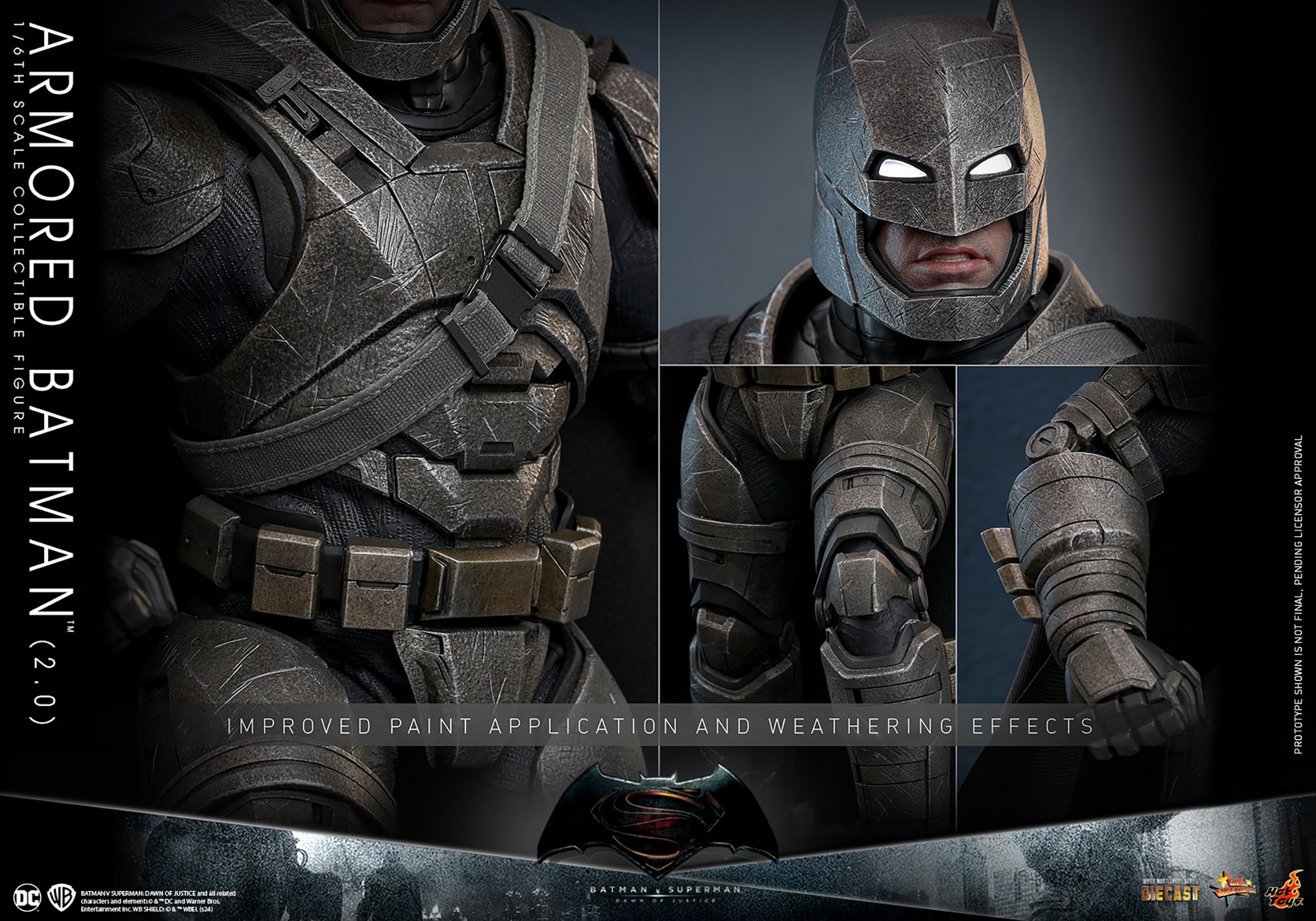 DC Comics Armored Batman (2.0) Sixth Scale Figure  Collector Edition (Prototype Shown) View 16