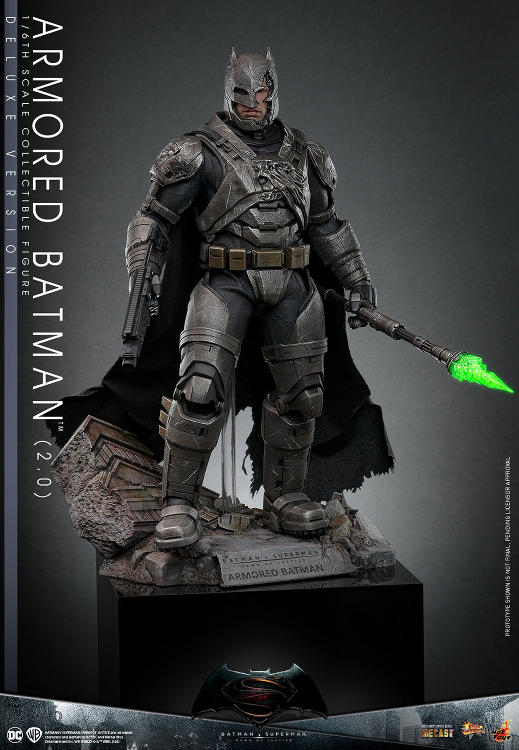 DC Comics Armored Batman (2.0) (Deluxe Version) Sixth Scale Figure  (Prototype Shown) View 6