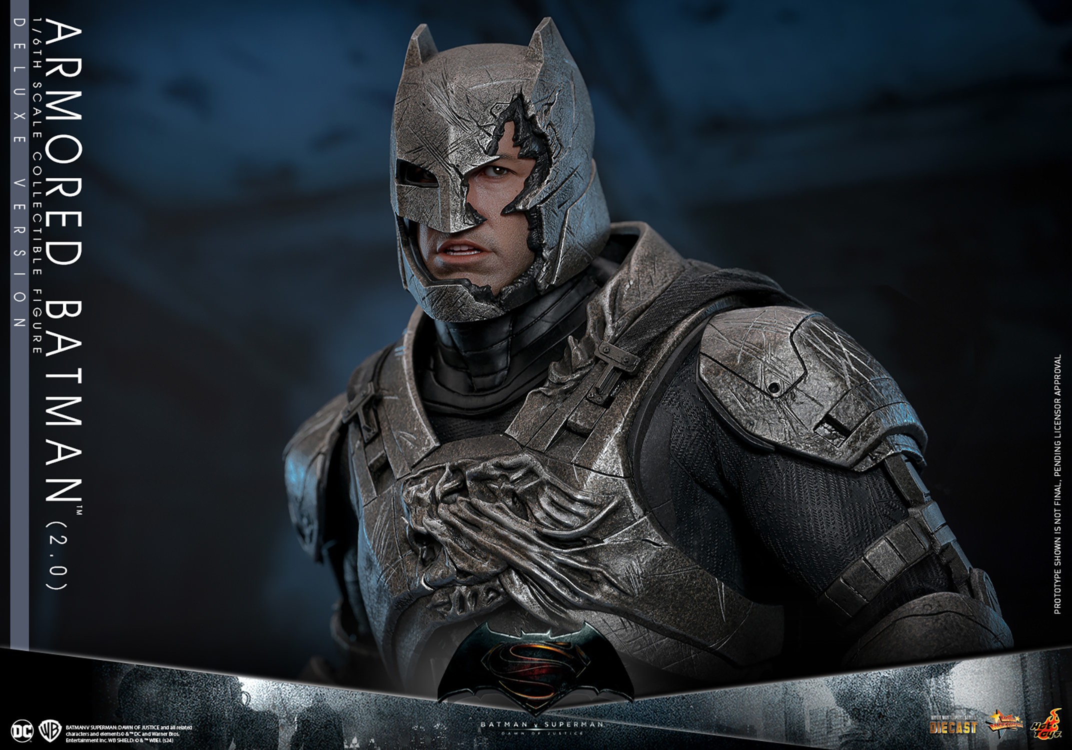 DC Comics Armored Batman (2.0) (Deluxe Version) Sixth Scale Figure  (Prototype Shown) View 11