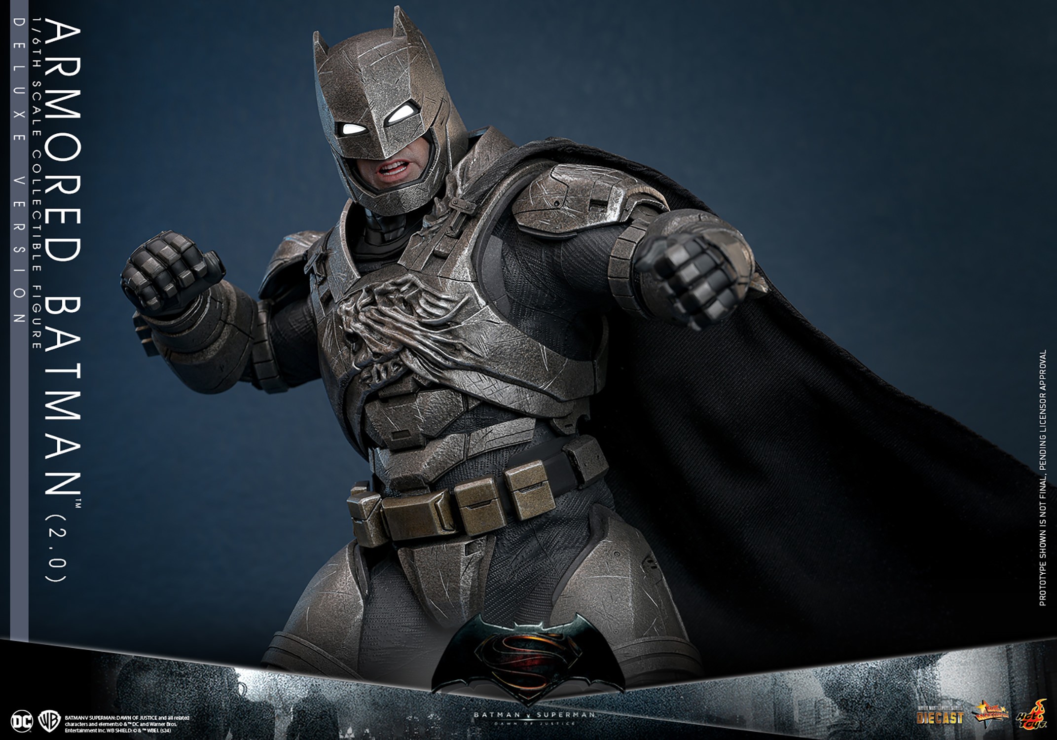 DC Comics Armored Batman (2.0) (Deluxe Version) Sixth Scale Figure  (Prototype Shown) View 13