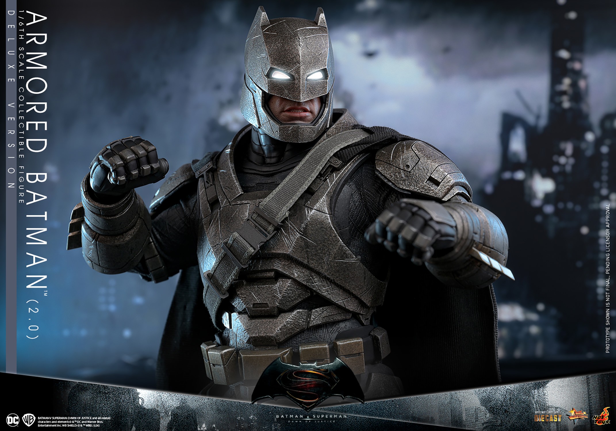 DC Comics Armored Batman (2.0) (Deluxe Version) Sixth Scale Figure  (Prototype Shown) View 16