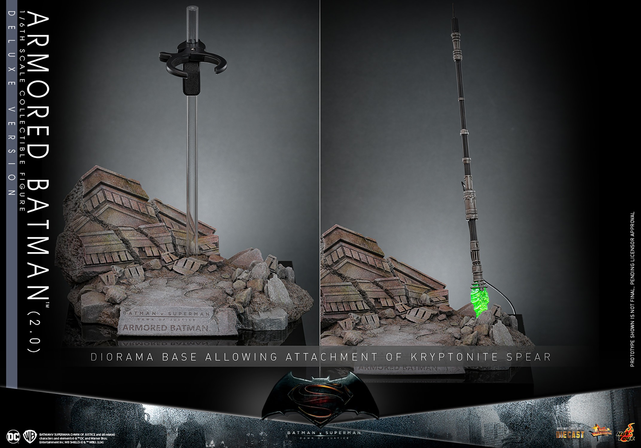 DC Comics Armored Batman (2.0) (Deluxe Version) Sixth Scale Figure  (Prototype Shown) View 19
