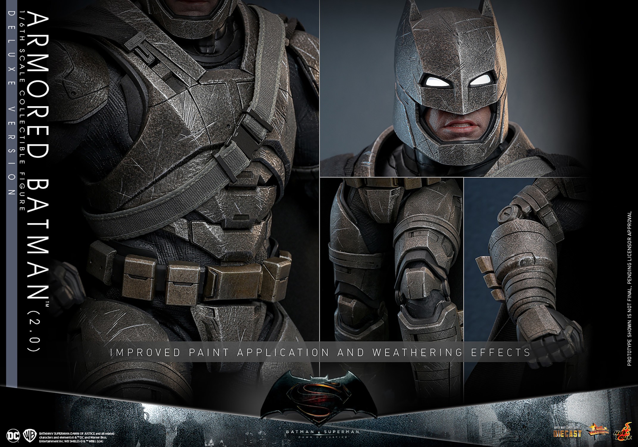 DC Comics Warner Bros Dawn Of Justice Deluxe Batman Amour DC Comics Warner Bros Dawn Of Justice Deluxe Batman Amour