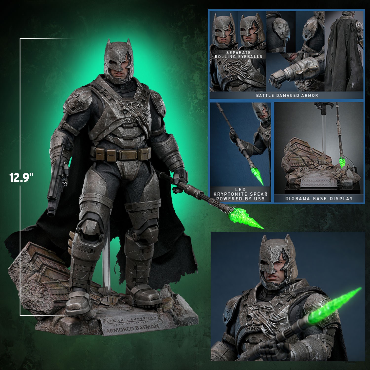 Armored Batman (2.0) Sixth Scale Figure by Hot Toys Armored Batman (2.0) Sixth Scale Figure by Hot Toys