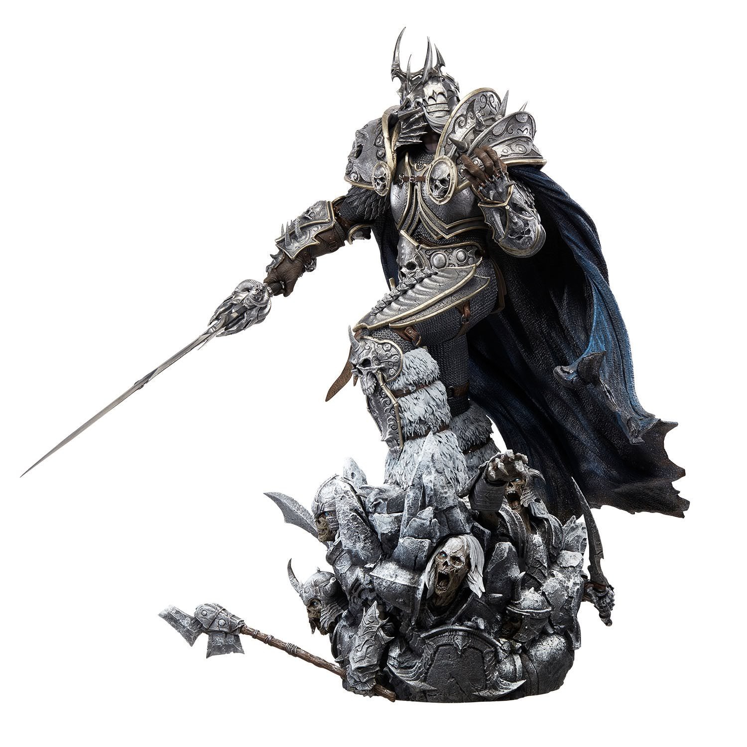 Warcraft Lich King Arthas Menethil Statues  (Prototype Shown) View 3
