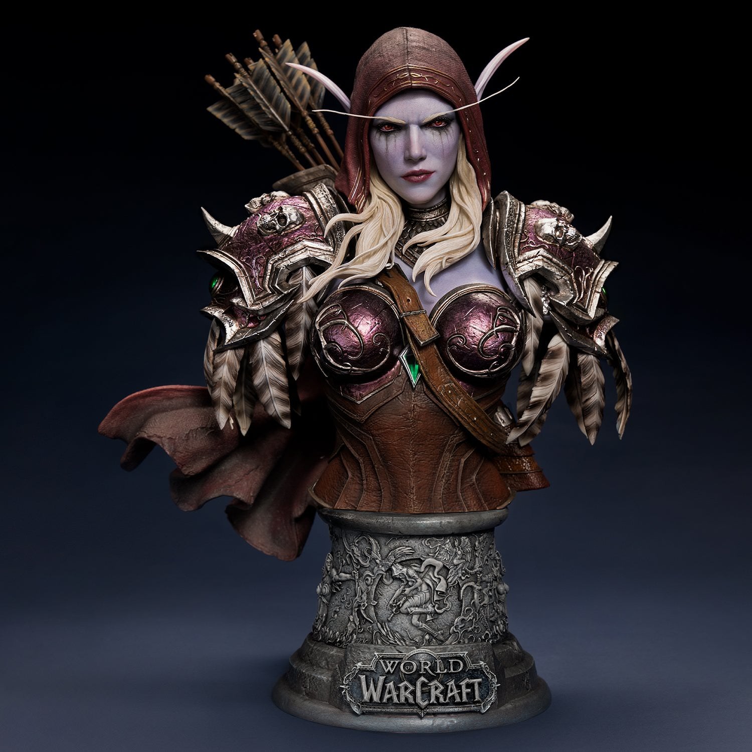 Warcraft Sylvanas Windrunner Bust  (Prototype Shown) View 1