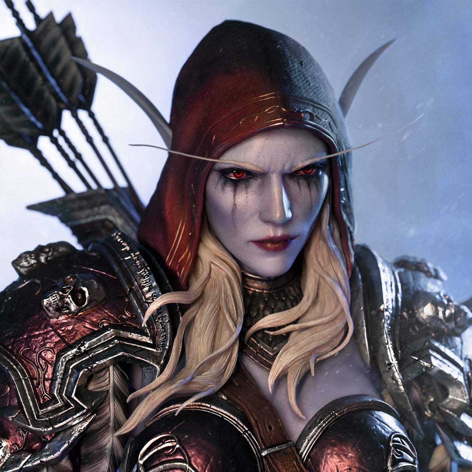 Warcraft Sylvanas Windrunner Bust  (Prototype Shown) View 4