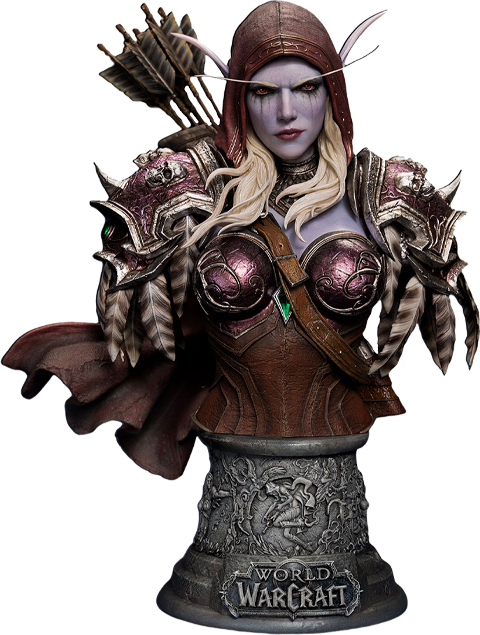 フィギュア　Sylvanas Windrunner-シルヴァナス・ウィンドランナー- 「World of Warcraft」 1/1 ライフサイズバスト Amazon.co.jp: dylad ForsakenQueen シルバナスウィンドランナー