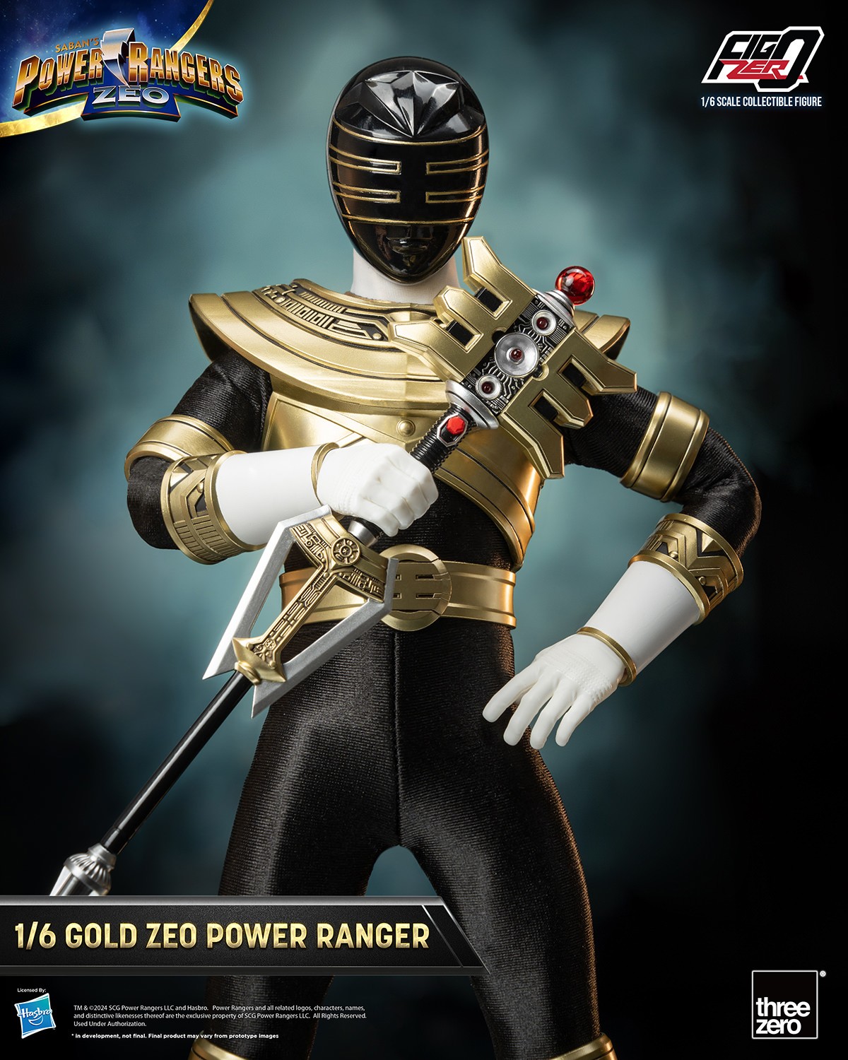 Gold Zeo Power Ranger Sixth Scale Figure by Threezero