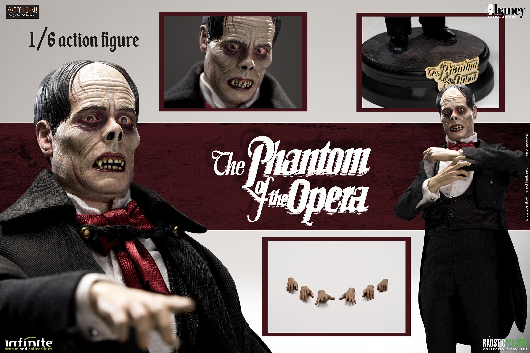 The Phantom of the Opera Lon Chaney as Phantom of the Opera Sixth Scale Figure  Collector Edition (Prototype Shown) View 14