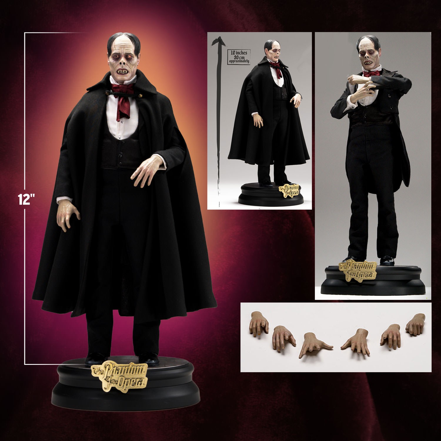 The Phantom of the Opera Lon Chaney as Phantom of the Opera Sixth Scale Figure  Collector Edition (Prototype Shown) View 2