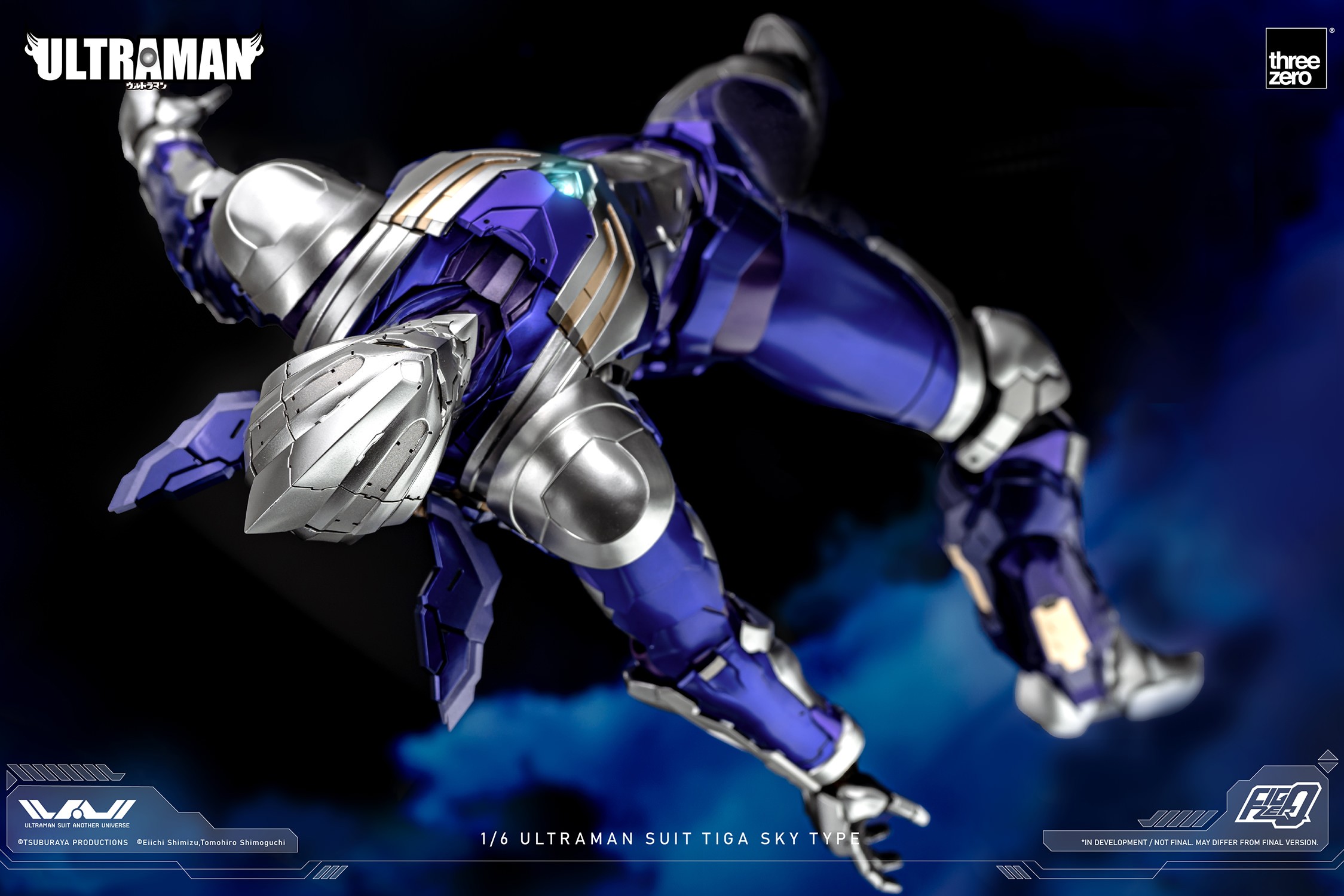 Ultraman Suit Tiga Sky Type Sixth Scale Figure by Threezero