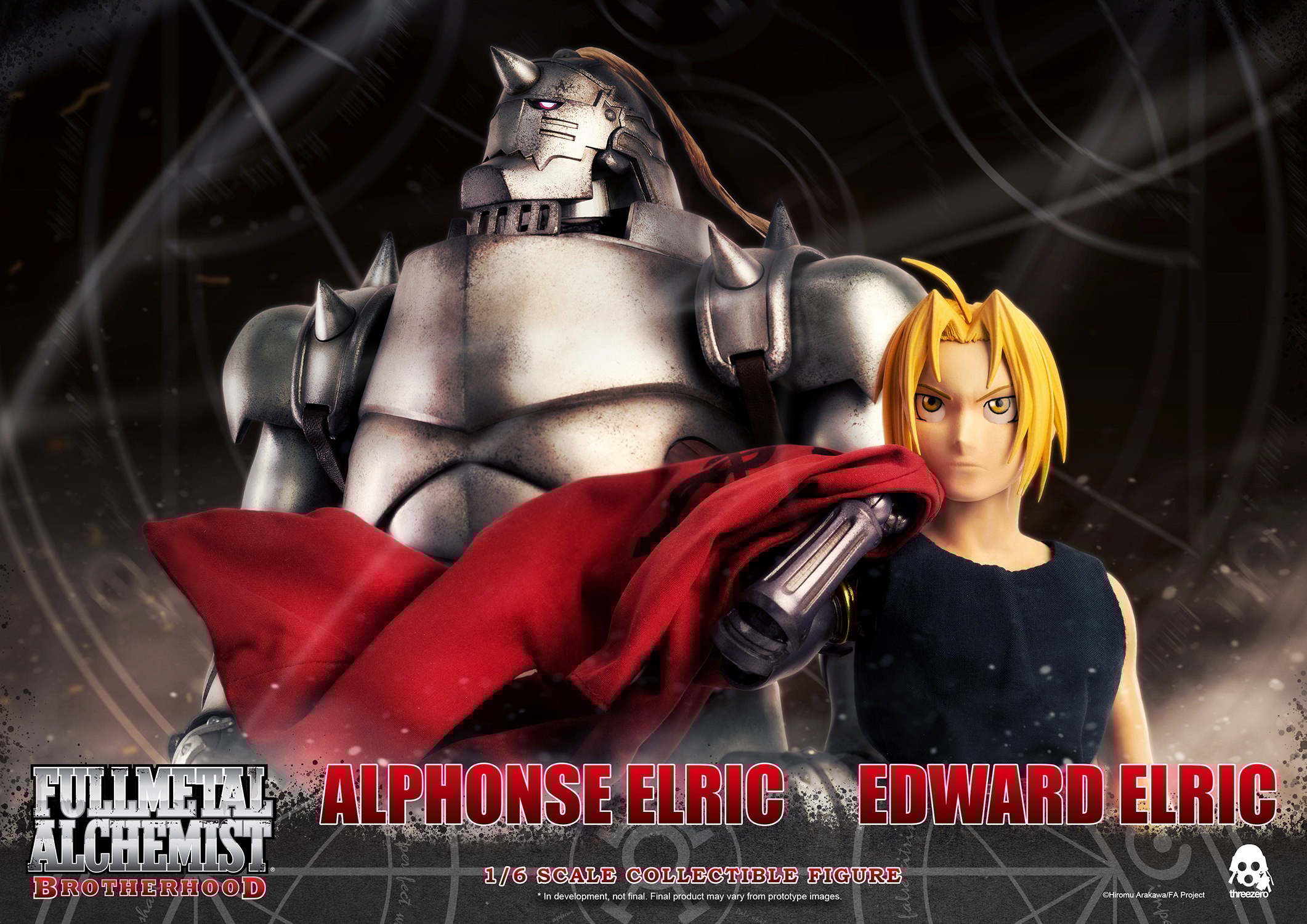 入荷通知 アプリ おすすめ Edward & Elric Alphonse Elric Set Figure Scale Sixth 着せ替え服・アウトフィット