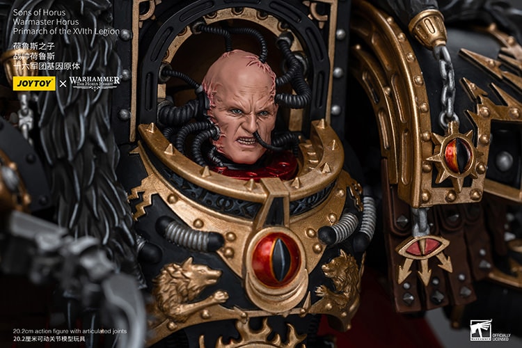 JOYTOY ウォーハンマー40K WARMASTER HORUS フィギュア Warmaster Horus of the XVlth Legion Action Figure by JoyToy