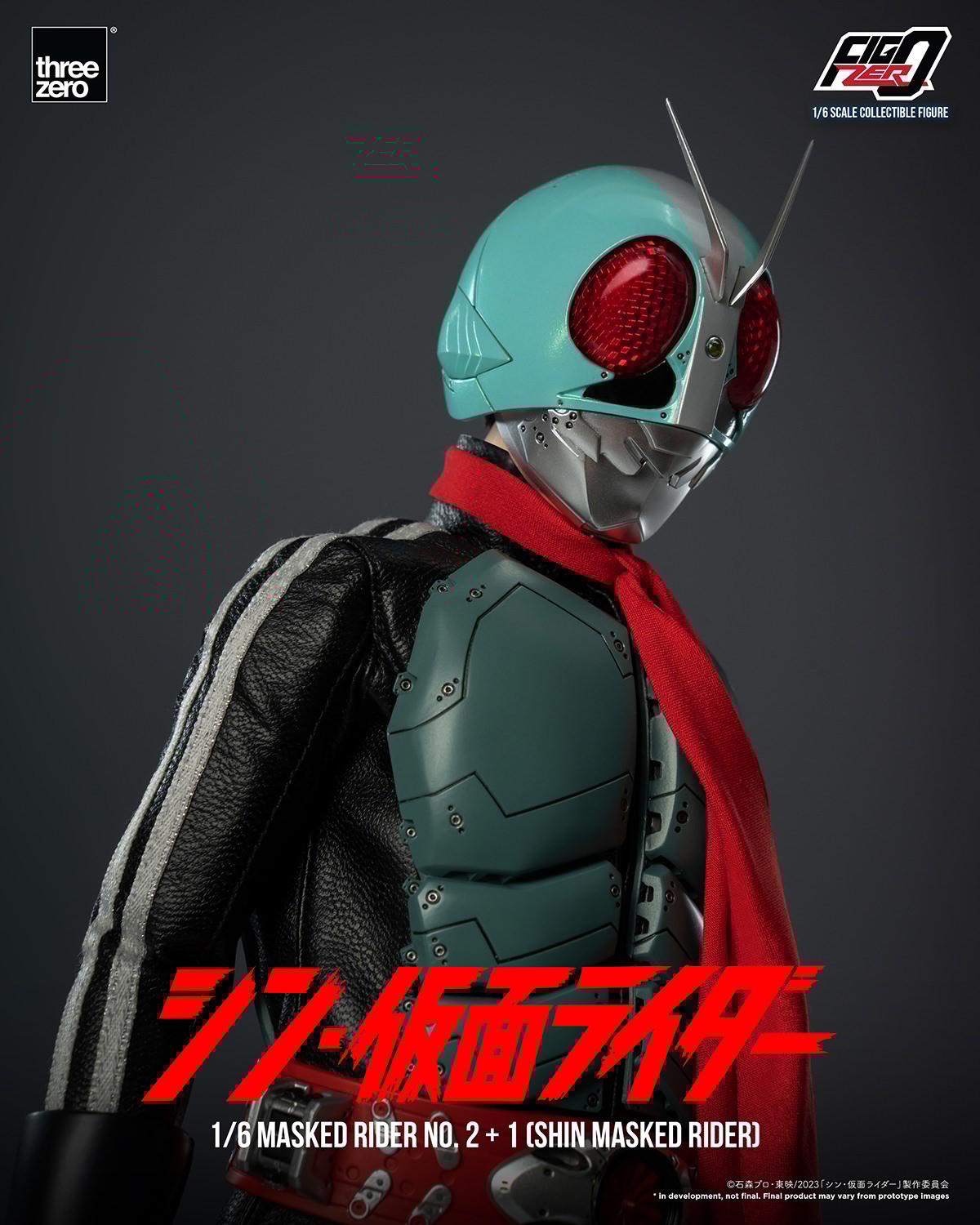 Masked Rider No.2+1 (SHIN MASKED RIDER) Sixth Scale Figure