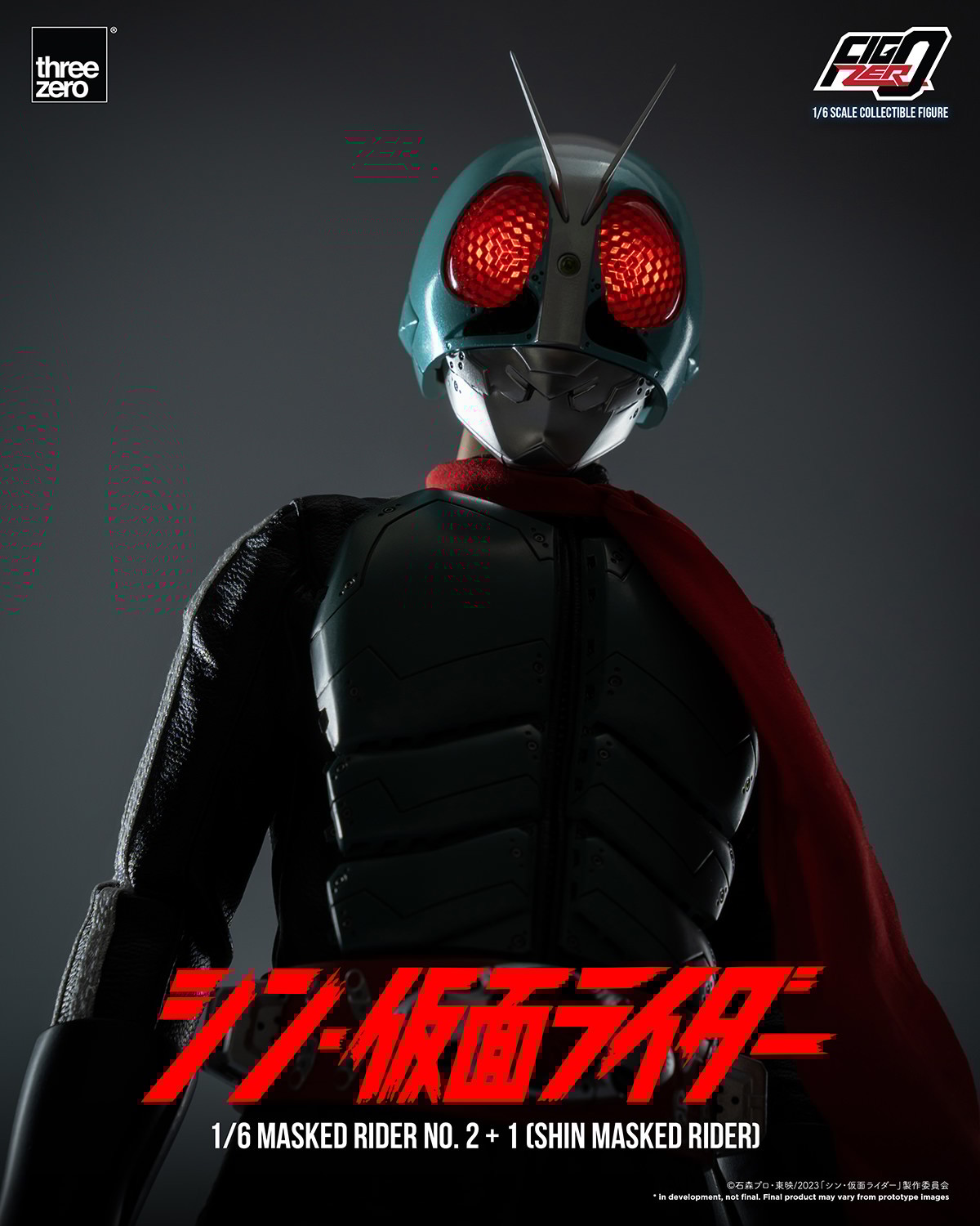 Masked Rider No.2+1 (SHIN MASKED RIDER) Sixth Scale Figure