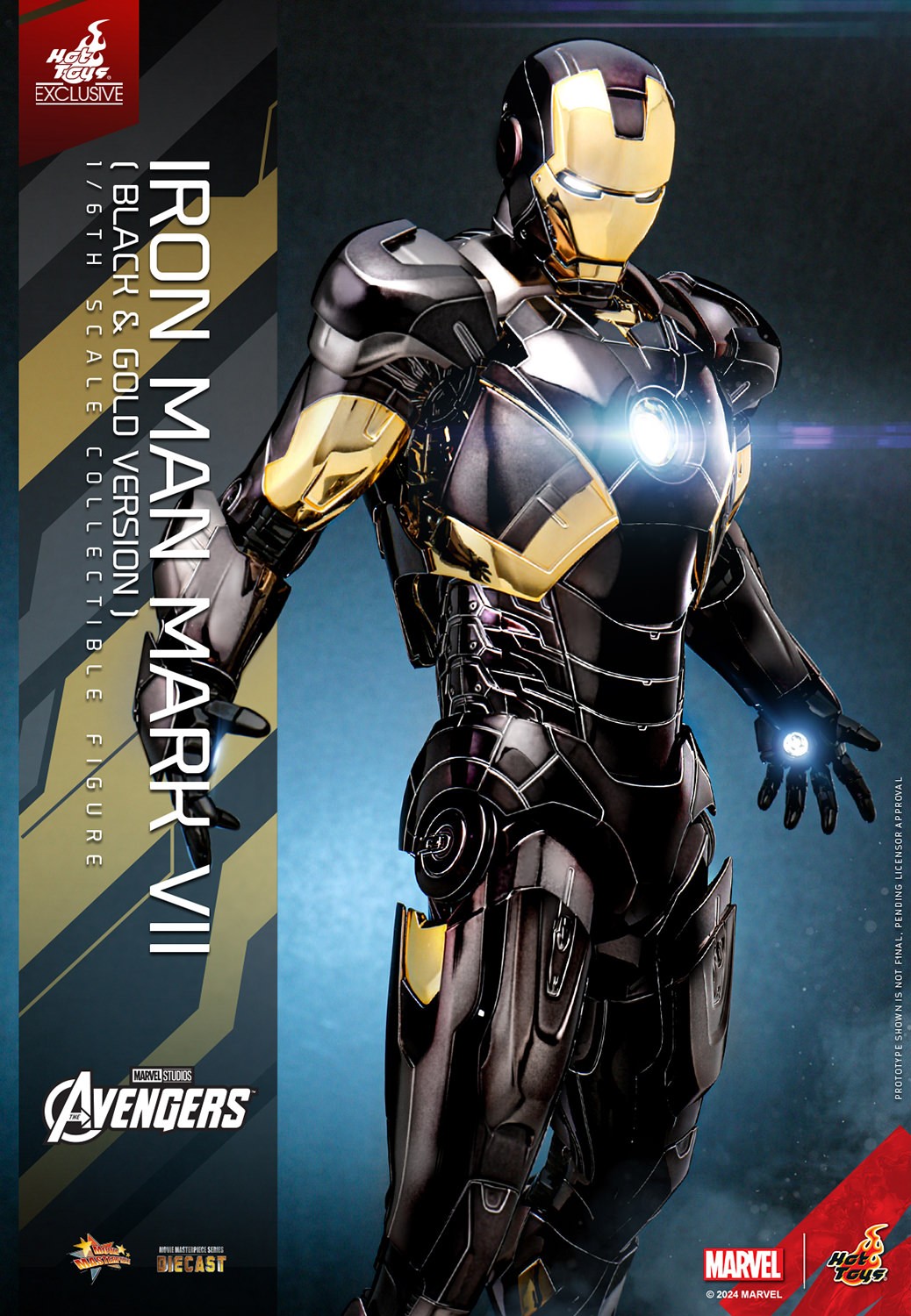 Iron Man Mark VII (Black and Gold Version) Sixth Scale Iron Man Mark VII (Black and Gold Version) Sixth Scale