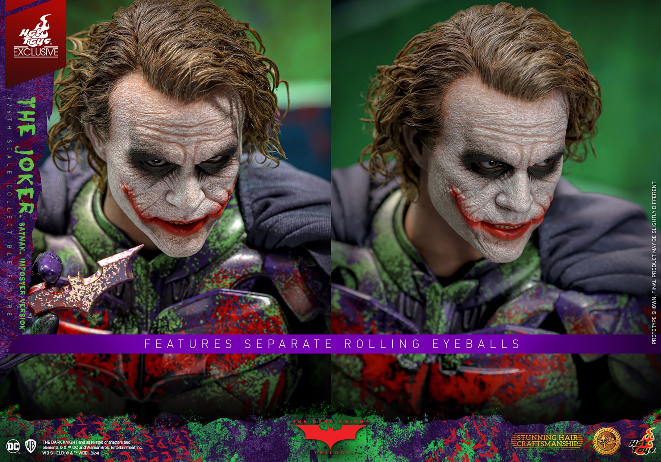 DC Comics The Joker (Batman Imposter Version) (Artisan Edition) Sixth Scale Figure  (Prototype Shown) View 18