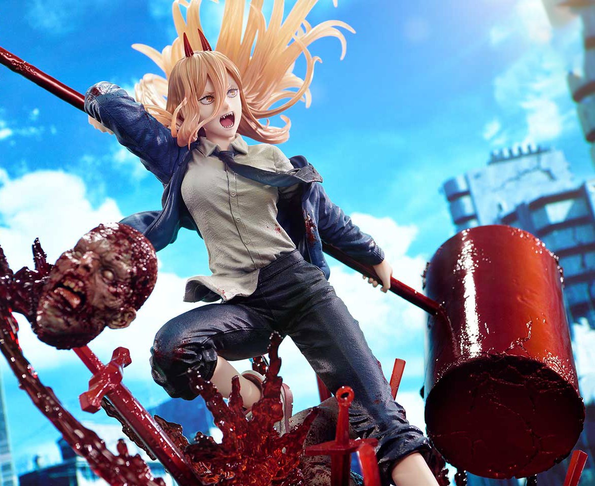 Chainsaw Man Power (Deluxe Version) Quarter Scale Statue  (Prototype Shown) View 3