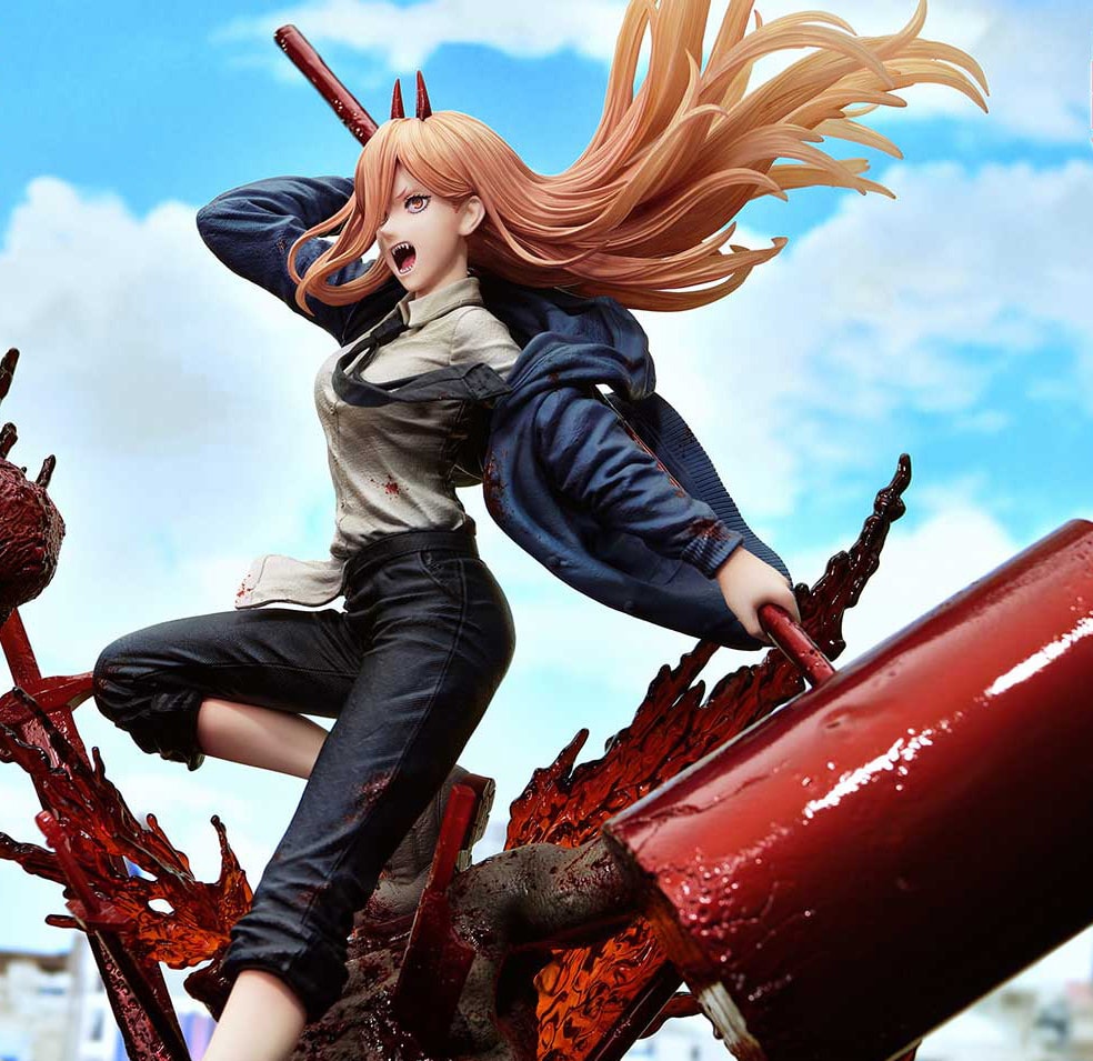 Chainsaw Man Power (Deluxe Version) Quarter Scale Statue  (Prototype Shown) View 5