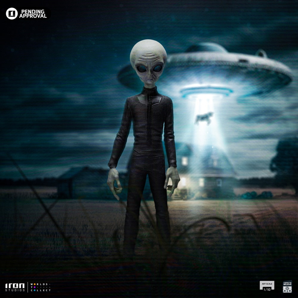 【送料込】 Alien Grey Art Scale 1:10 Scale Statue by Iron Studios 絵画