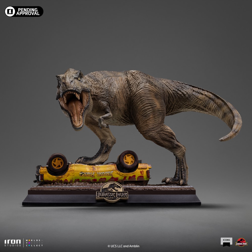 T-Rex Attack MiniCo Icons Collectible Figure by Iron Studios