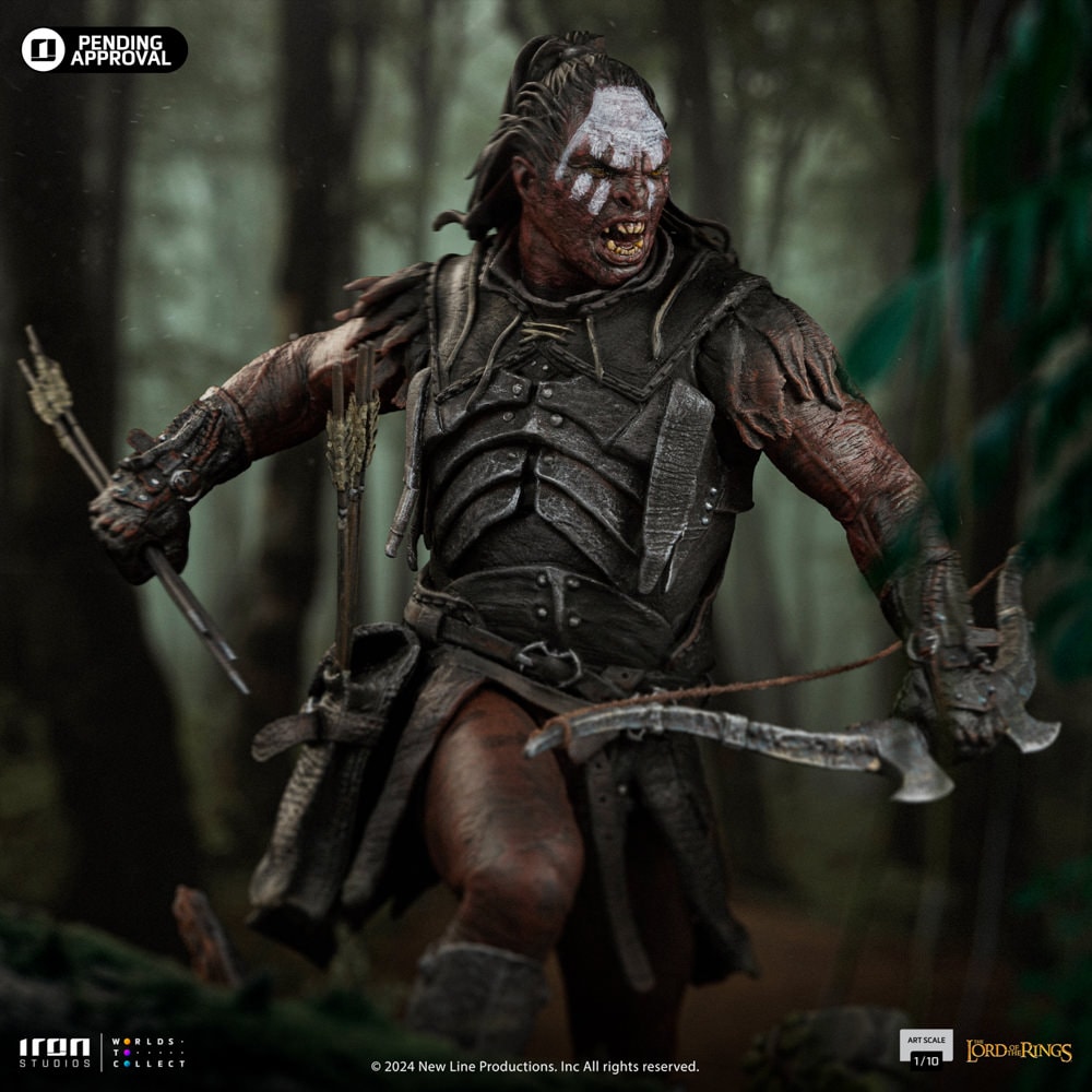 The Lord of the Rings Lurtz Uruk-Hai Leader 1:10 Scale Statue  (Prototype Shown) View 3