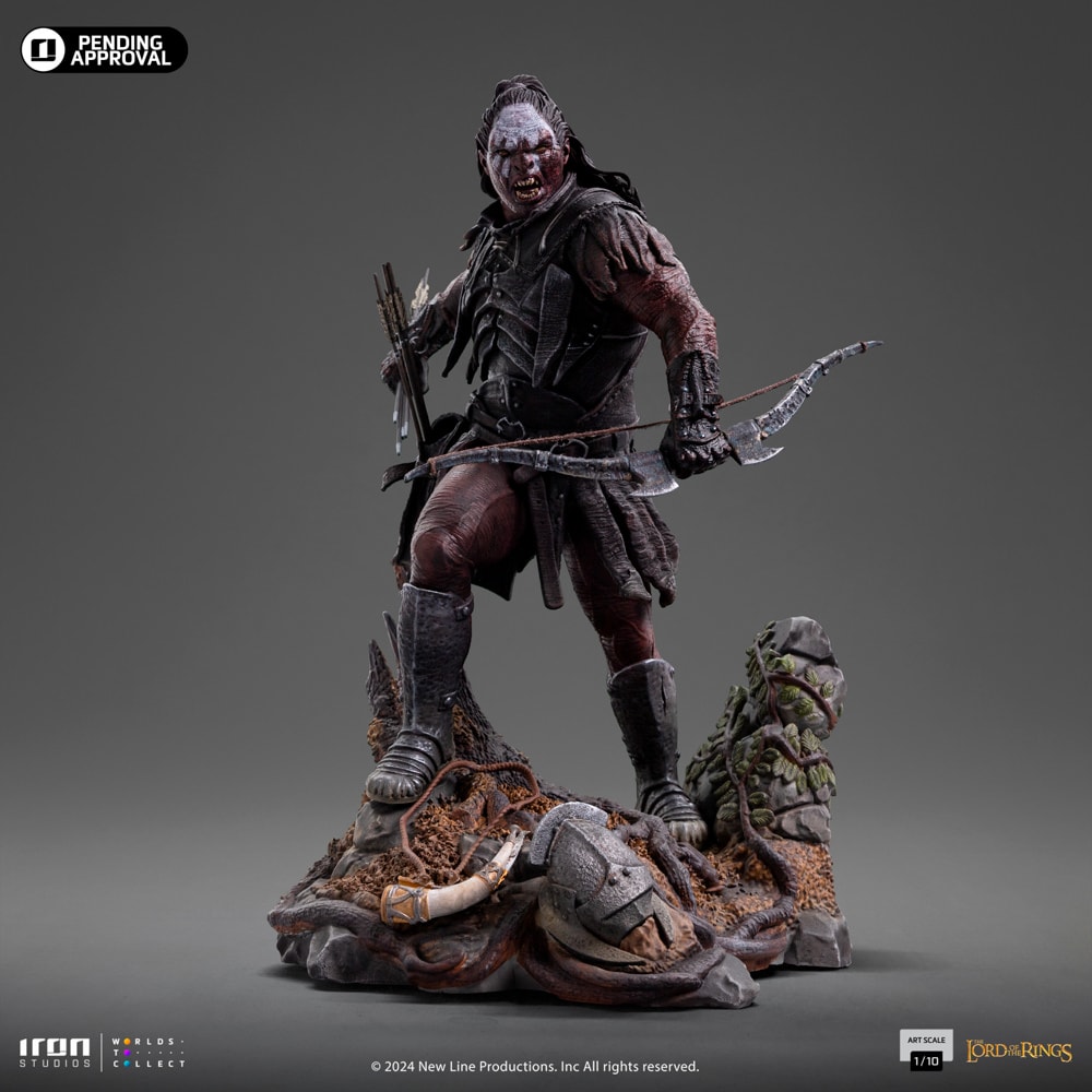 The Lord of the Rings Lurtz Uruk-Hai Leader 1:10 Scale Statue  (Prototype Shown) View 7