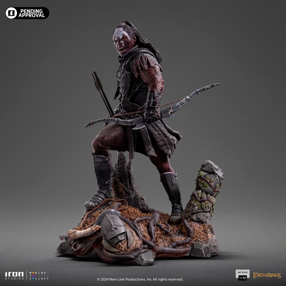 The Lord of the Rings Lurtz Uruk-Hai Leader 1:10 Scale Statue  (Prototype Shown) View 10