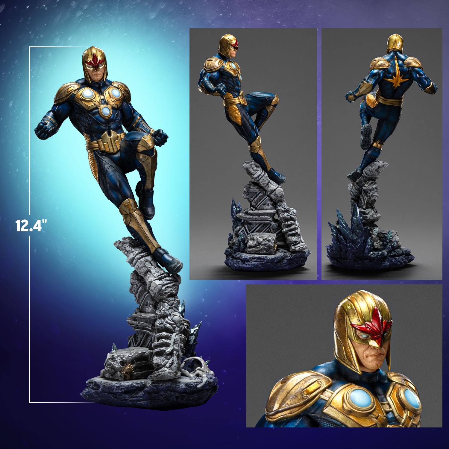 Marvel Nova 1:10 Scale Statue  Collector Edition (Prototype Shown) View 2