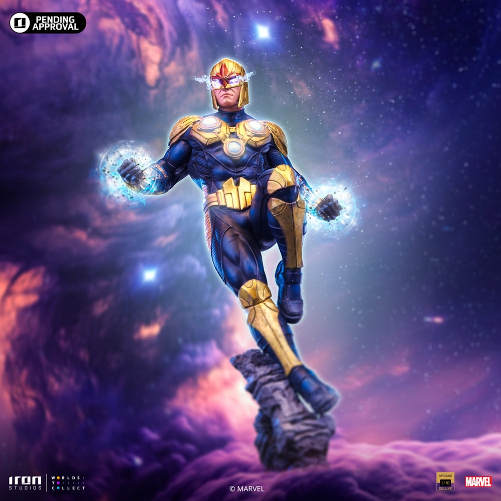 Marvel Nova Deluxe 1:10 Scale Statue  (Prototype Shown) View 5