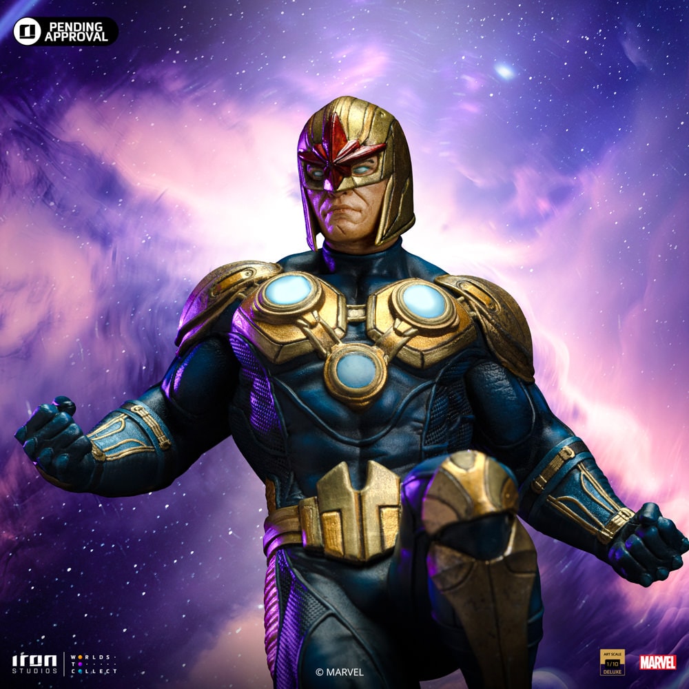 Marvel Nova Deluxe 1:10 Scale Statue  (Prototype Shown) View 10