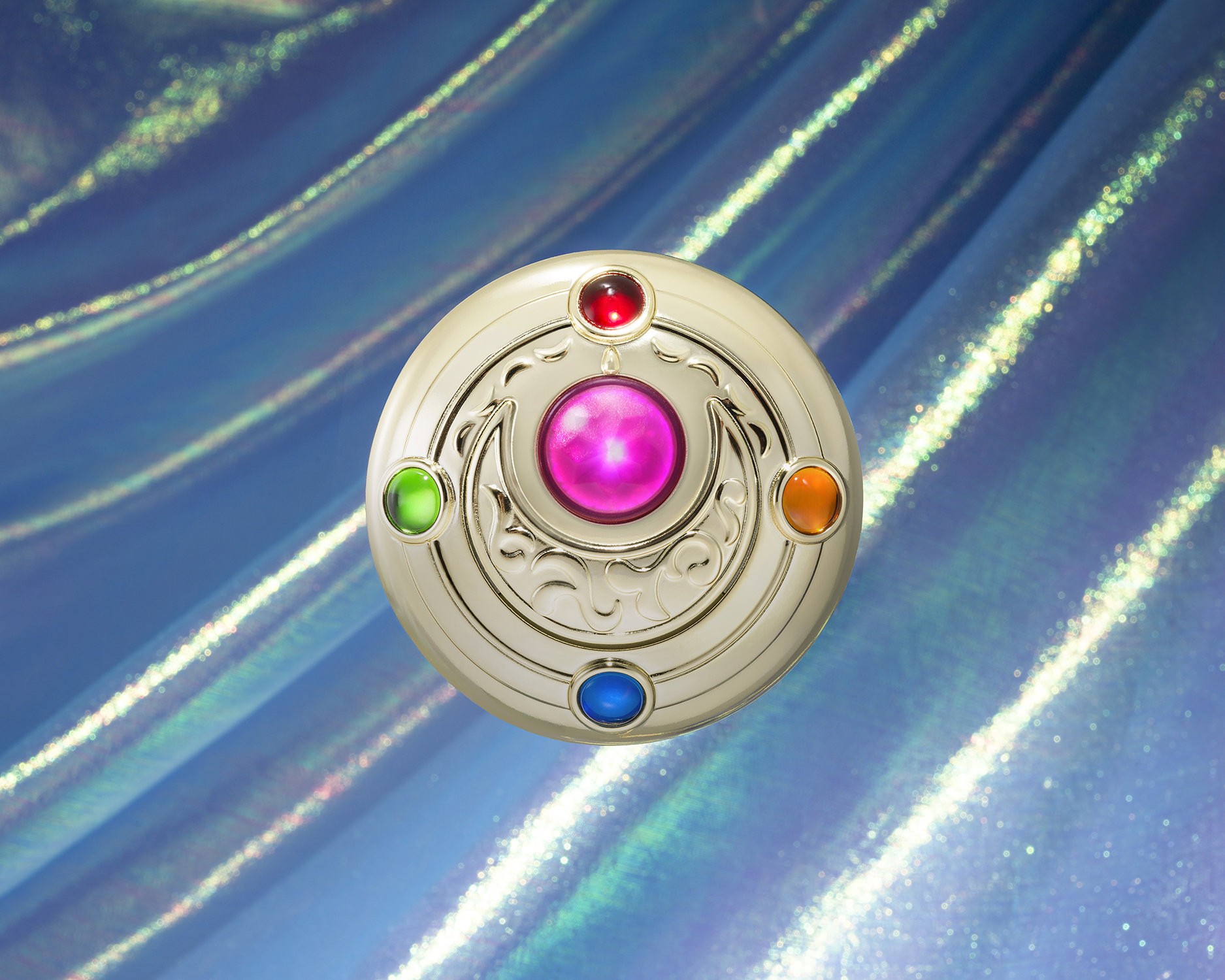 Sailor Moon Transformation Brooch & Disguise Pen Set (Brilliant Color Edition) Replica  (Prototype Shown) View 5