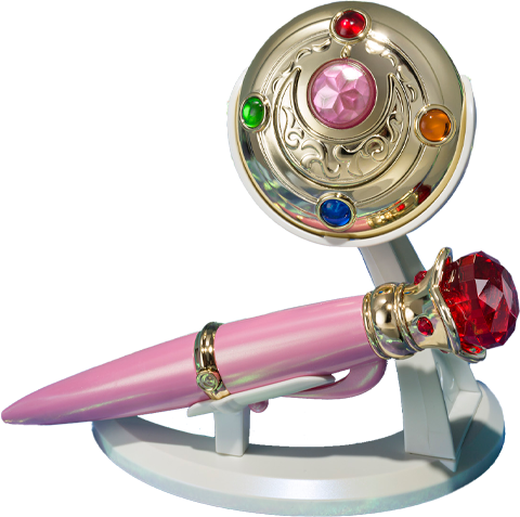 Sailor Moon Transformation Brooch & Disguise Pen Set (Brilliant Color Edition) Replica  (Prototype Shown) View 18